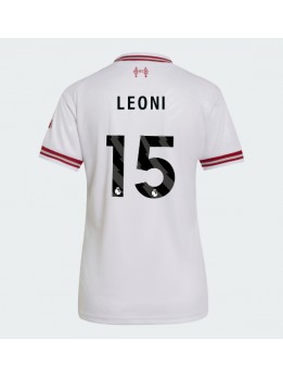 Ženski Nogometna dresi replika Liverpool Giovanni Leoni #15 Gostujoči 2026-27 Kratek rokav Ženski Nogometna dresi replika Liverpool Giovanni Leoni #15 Gostujoči 2026-27 Kratek rokav